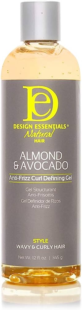 Design Essentials Natural Hair Almond and Avocado Anti-Frizz Curl  Defining Gel