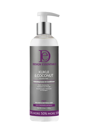 Design Essentials Kukui & Coconut Hydrating Leave-In-Conditioner Prep