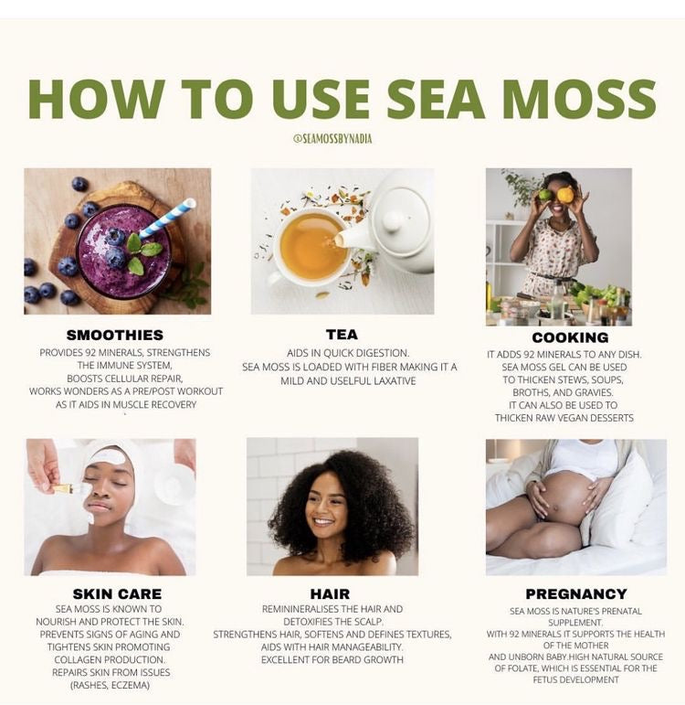 
            
                Load image into Gallery viewer, Wildcrafted Sea Moss by Wadadali Naturals
            
        